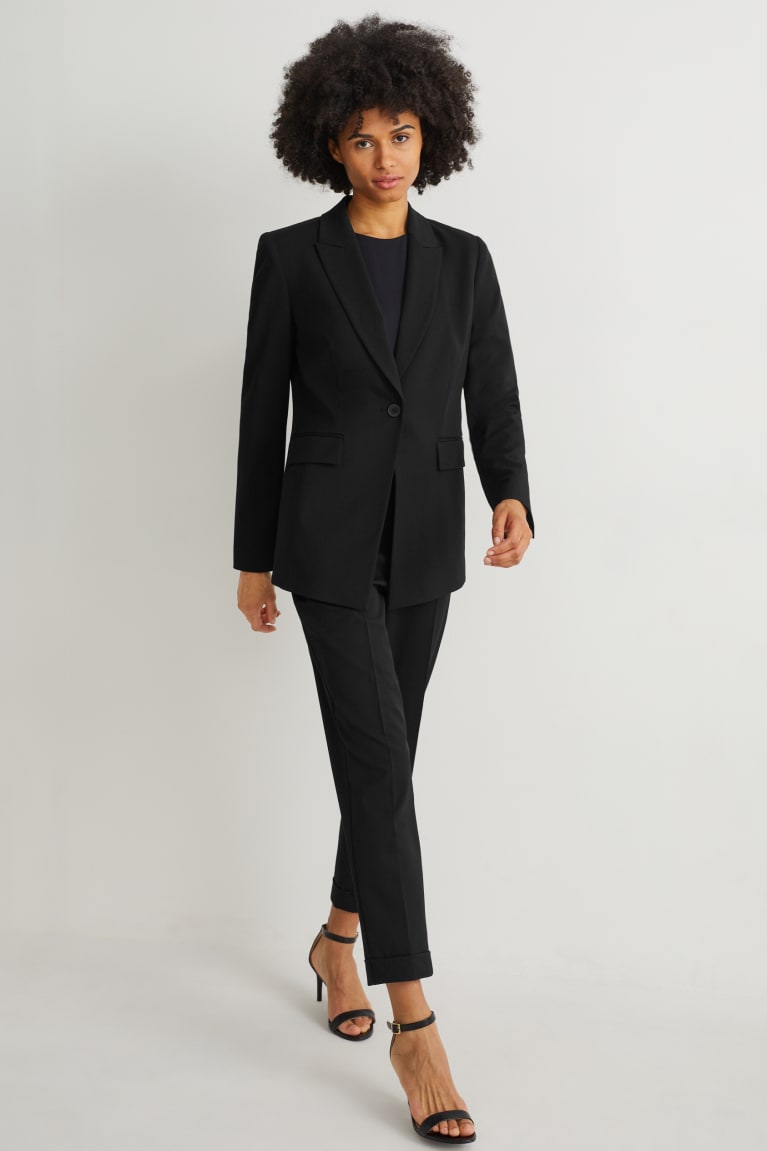  Noir Blazer C&A Business Blazer- Regular Fit 4 Way Stretch - france MFY-0948746