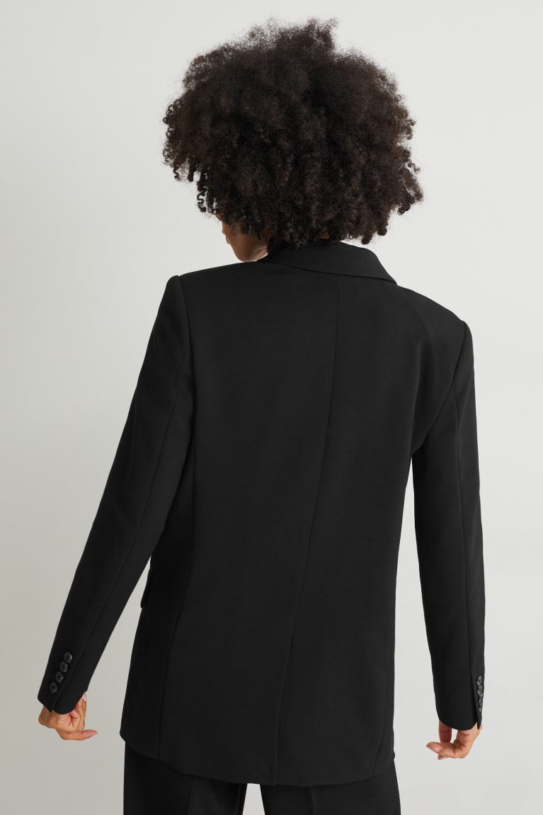  Noir Blazer C&A Oversized With Recycled Polyester - france HTY-4706981