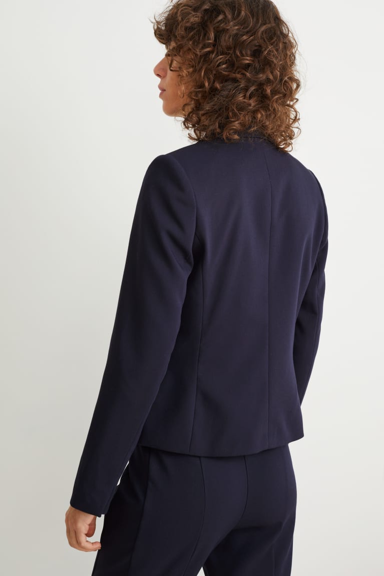  Bleu Foncé Blazer C&A Business Fitted Recycled - france GUW-5690810