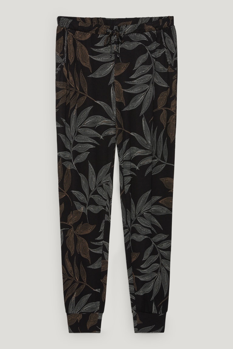  Noir Vêtement De Nuit C&A Pyjama Bottoms Patterned - france RVA-8005179