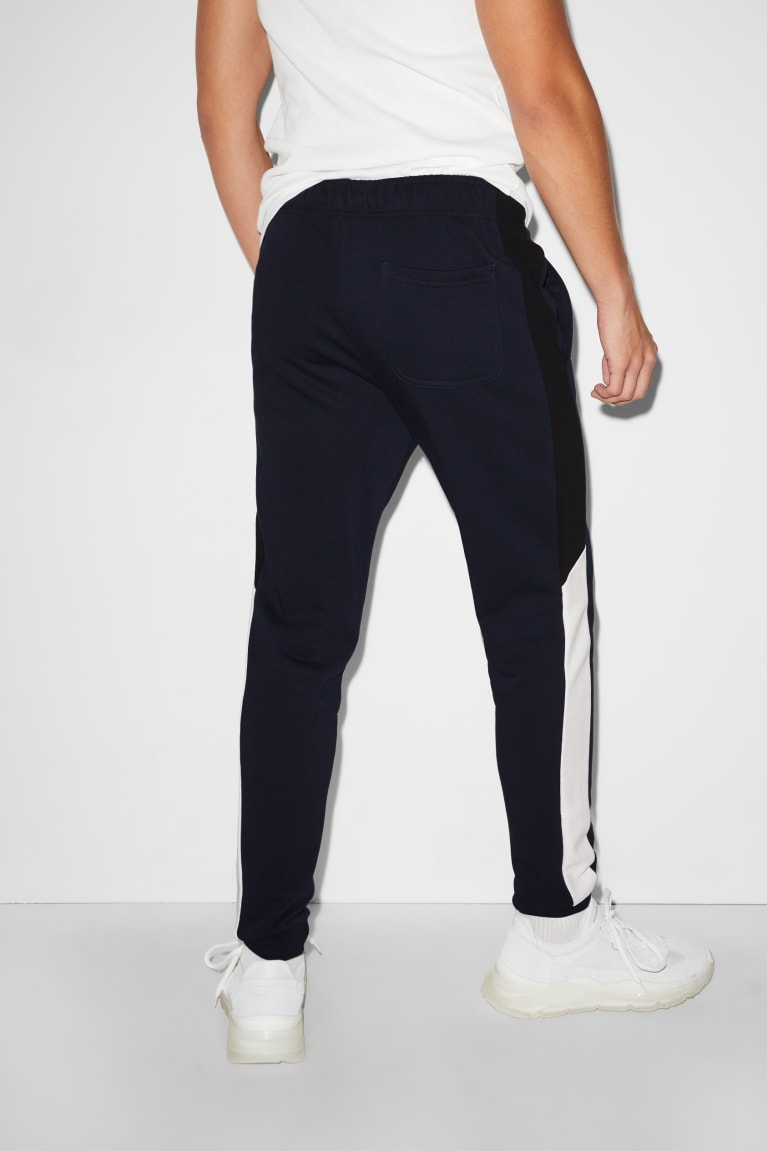  Bleu Foncé Pantalons C&A Clockhouse Joggers - france QMJ-7155299