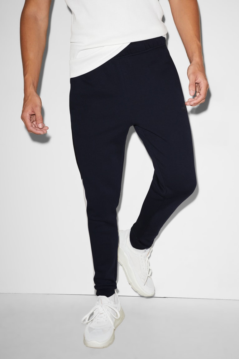  Bleu Foncé Pantalons C&A Clockhouse Joggers - france QMJ-7155299