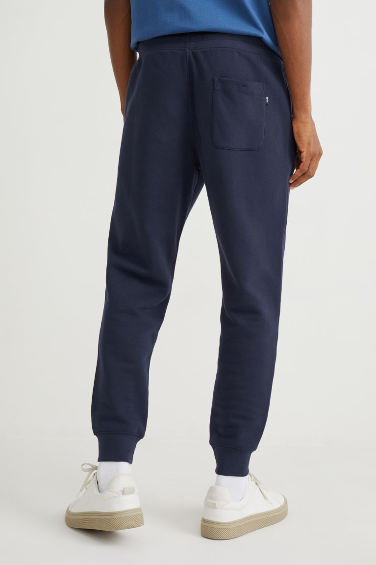  Bleu Foncé Pantalons C&A Joggers With Recycled Polyester - france OHN-1436794