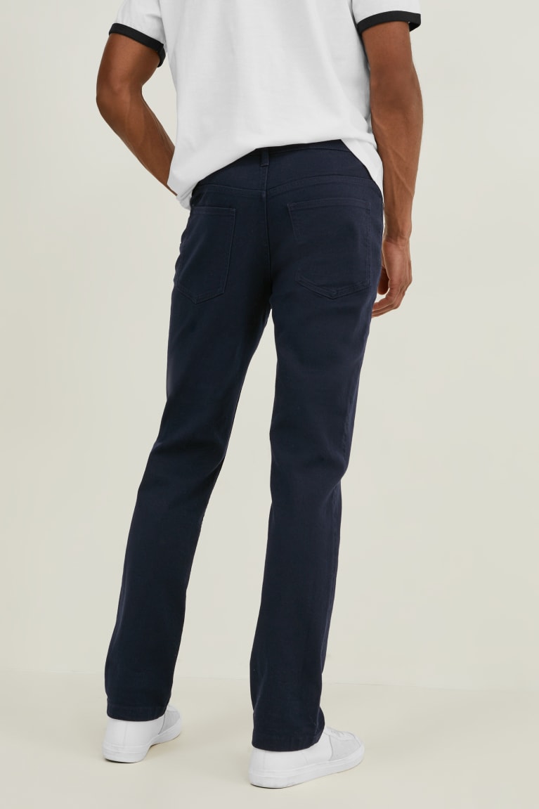  Bleu Foncé Pantalons C&A Regular Fit - france VYZ-4059207