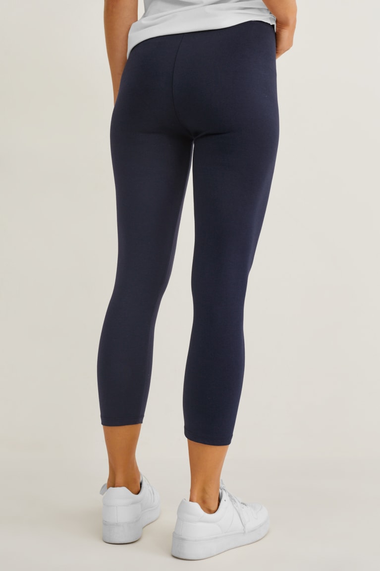  Bleu Foncé Pantalons C&A Multipack Of 2 Basic Leggings Organic Coton - france EBQ-0024037