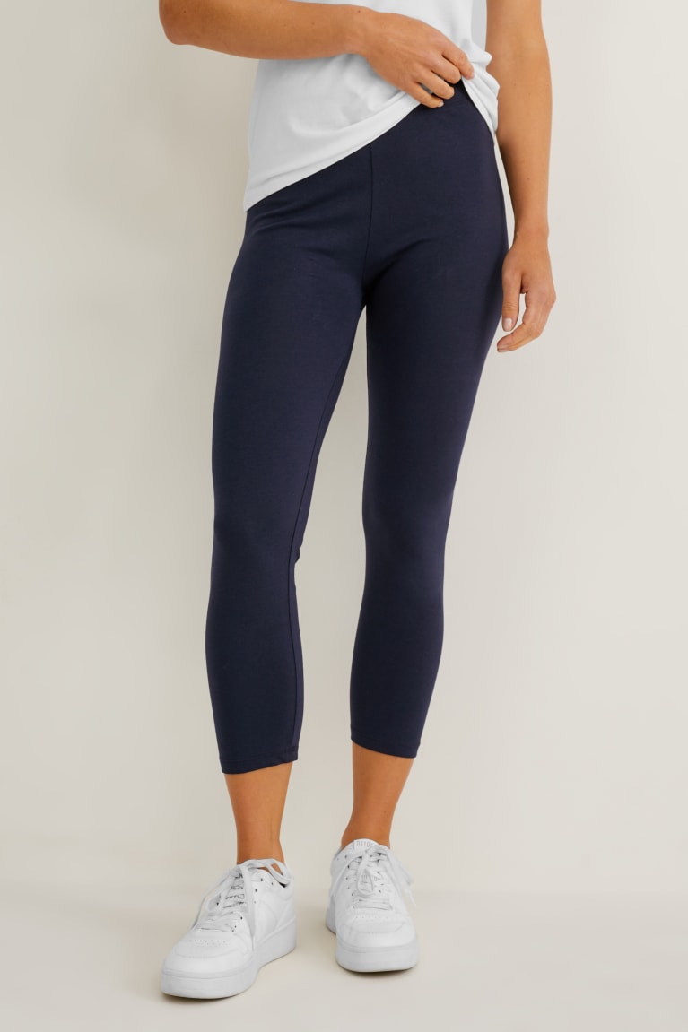  Bleu Foncé Pantalons C&A Multipack Of 2 Basic Leggings Organic Coton - france EBQ-0024037