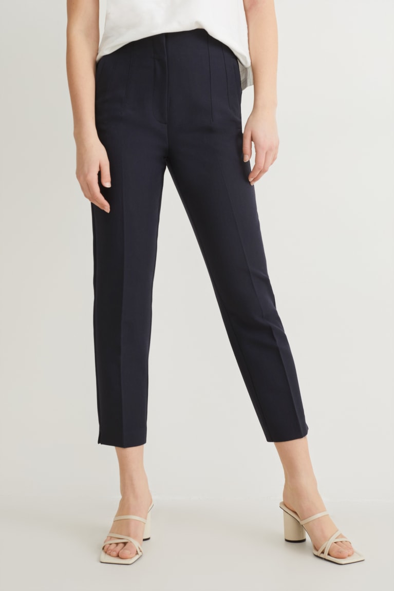  Bleu Foncé Pantalons C&A Trousers - france MEU-4782636