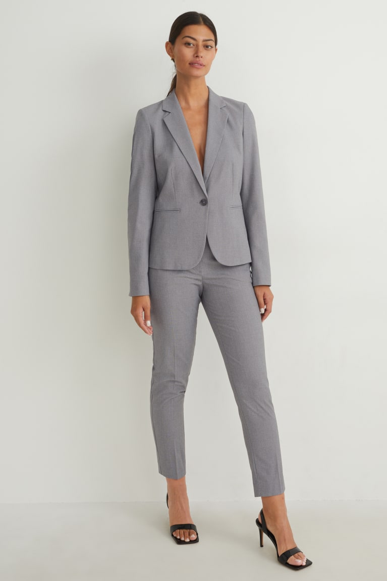  Grise Blazer C&A Regular Fit Recycled - france DWF-5522417