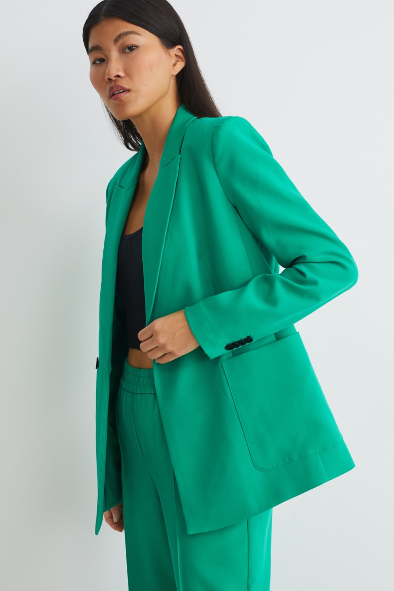  Vert Blazer C&A Regular Fit Recycled - france IOS-6977008