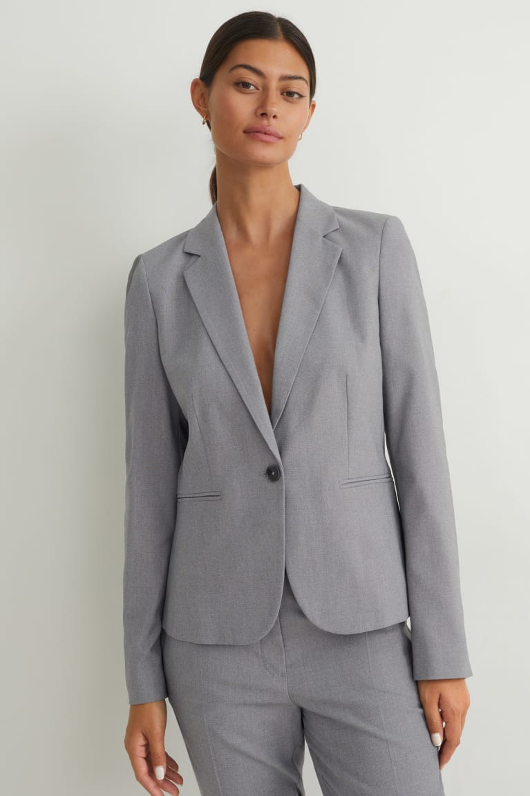  Grise Blazer C&A Regular Fit Recycled - france DWF-5522417