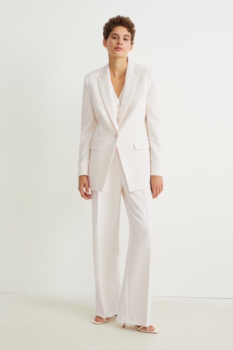  Blanche Blazer C&A Regular Fit - france XEW-6210518