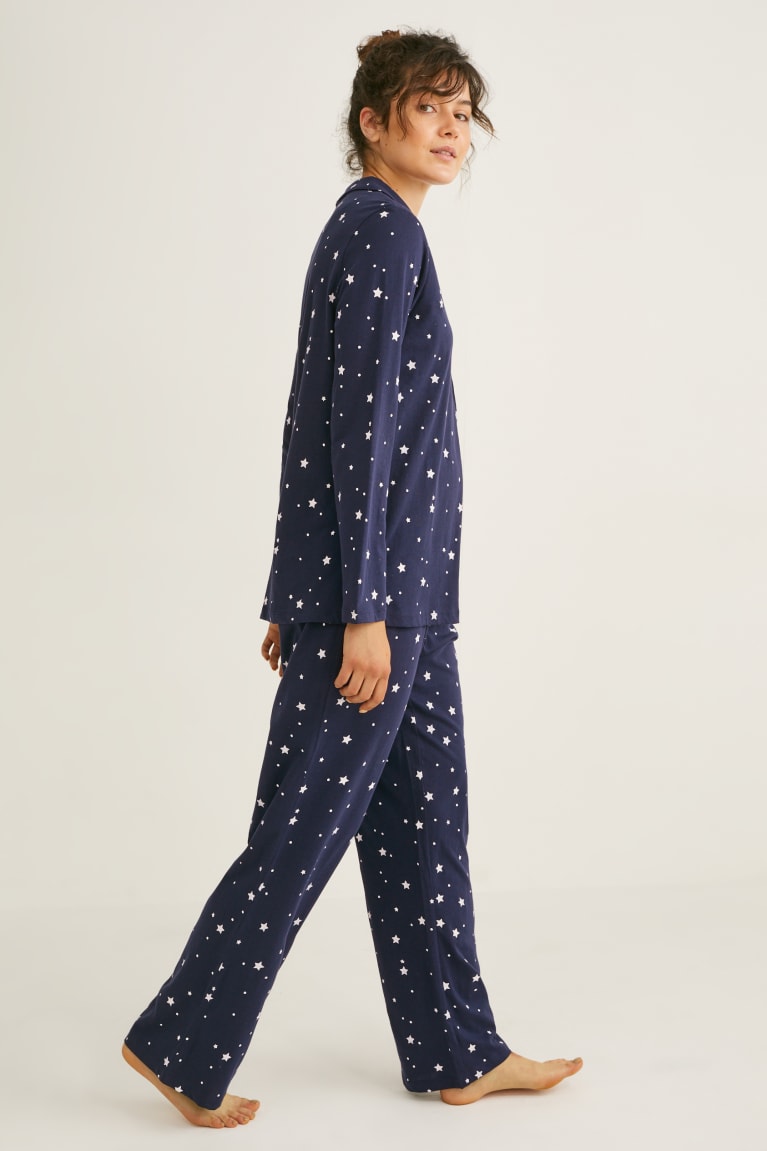  Bleu Foncé Vêtement De Nuit C&A Pyjamas Patterned - france SOE-1218475