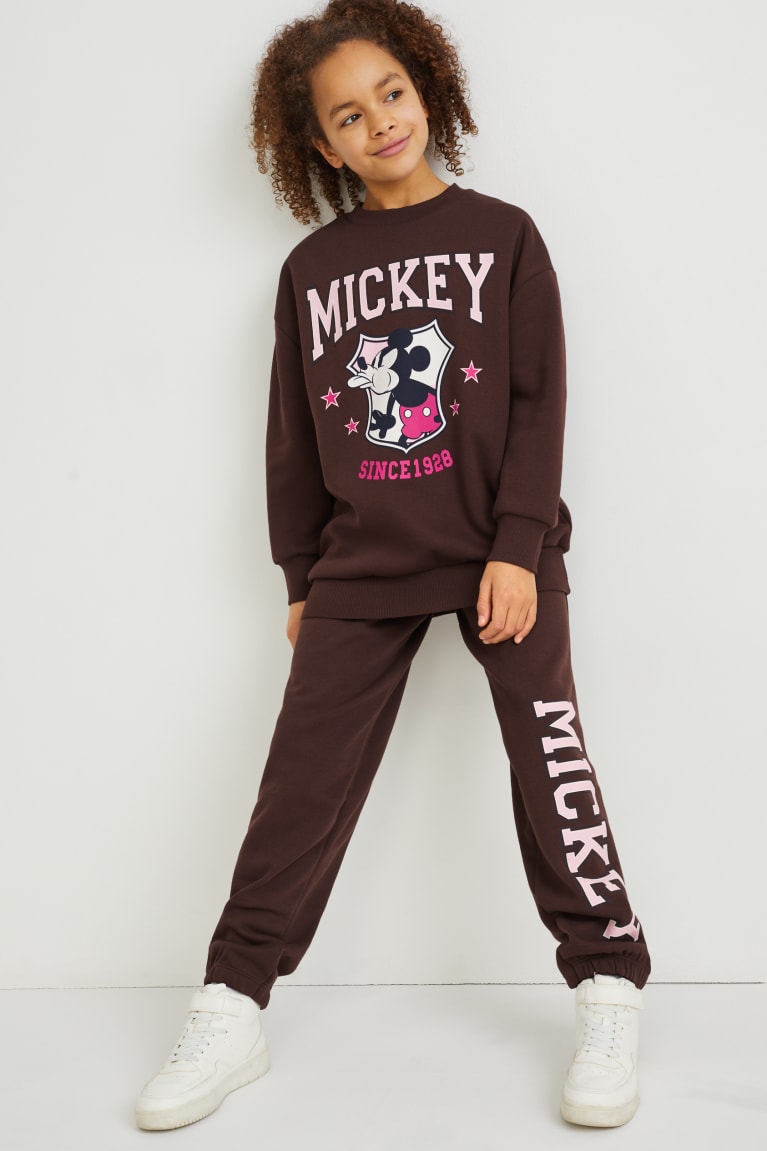  Marron Foncé Pantalons C&A Mickey Mouse Set And Joggers 2 Piece - france KBS-5634288