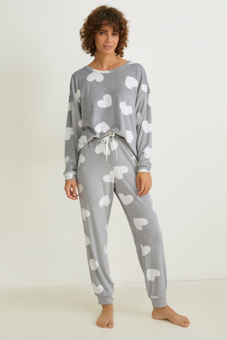  Grise Vêtement De Nuit C&A Pyjamas Patterned - france GNX-3307588