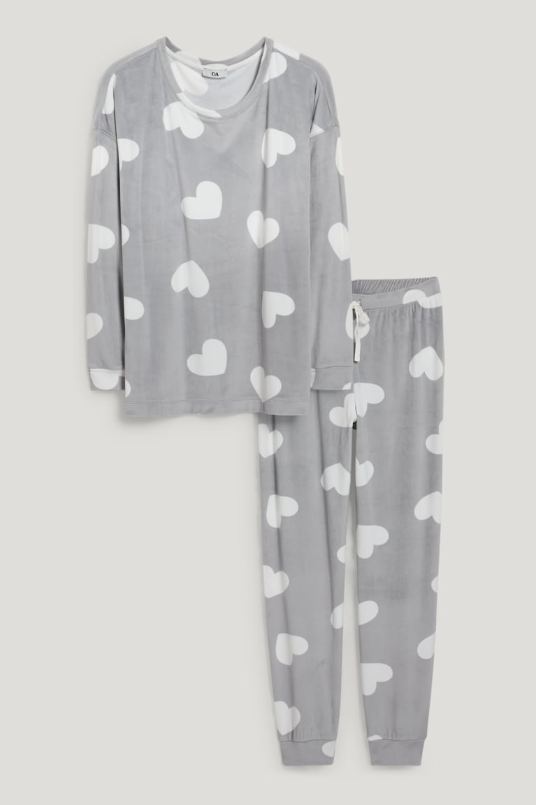  Grise Vêtement De Nuit C&A Pyjamas Patterned - france GNX-3307588