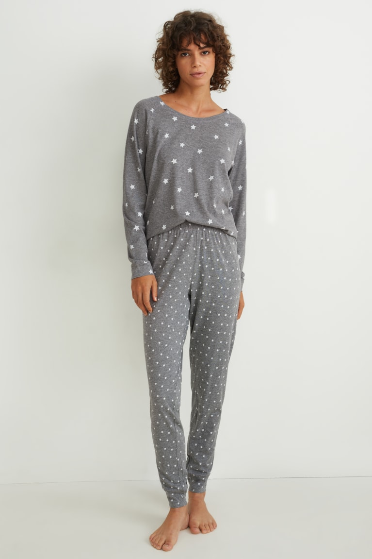  Grise Vêtement De Nuit C&A Pyjamas Patterned - france HIL-4790760