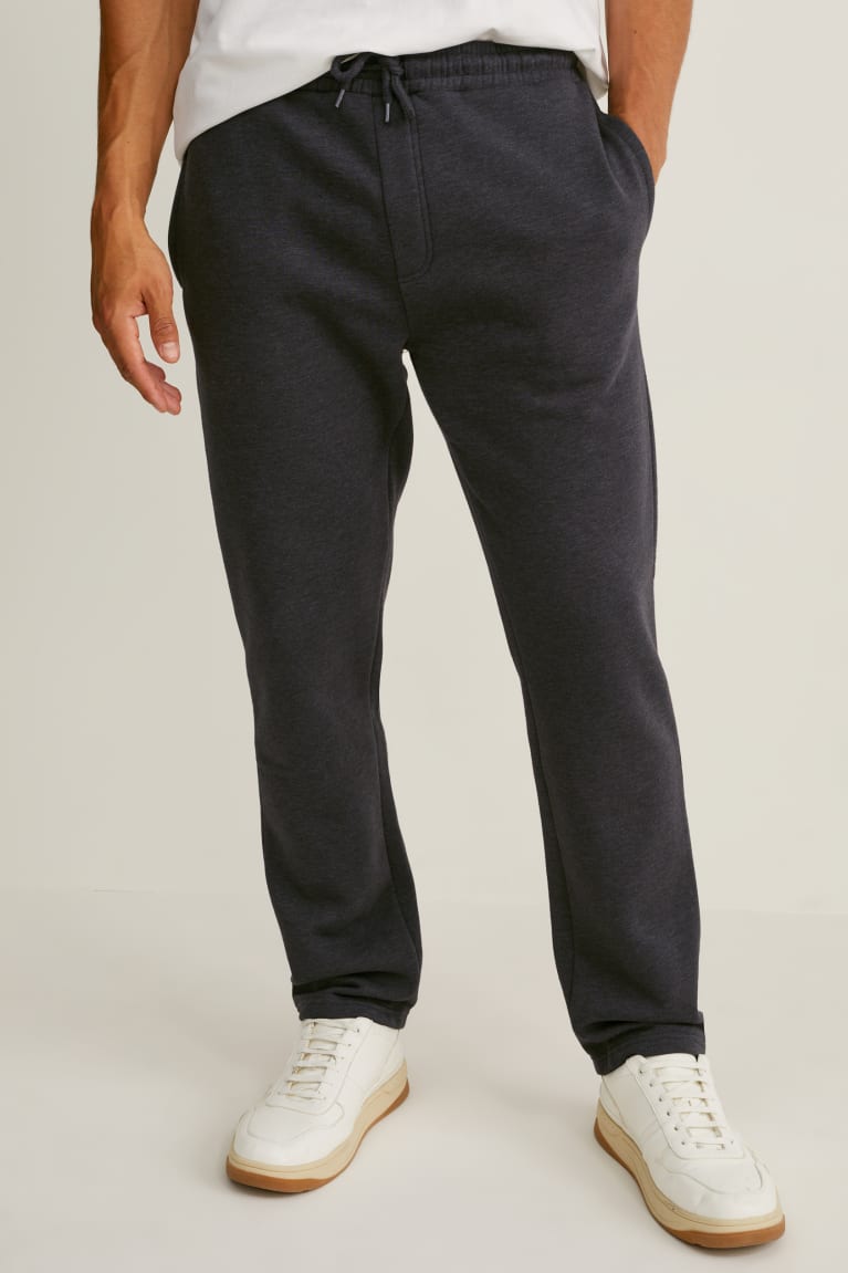  Grise Foncé Pantalons C&A Joggers With Organic Coton - france GIT-0108802