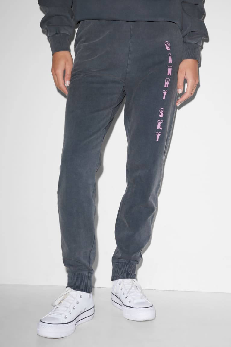  Grise Foncé Pantalons C&A Clockhouse Joggers - france GIM-0170546