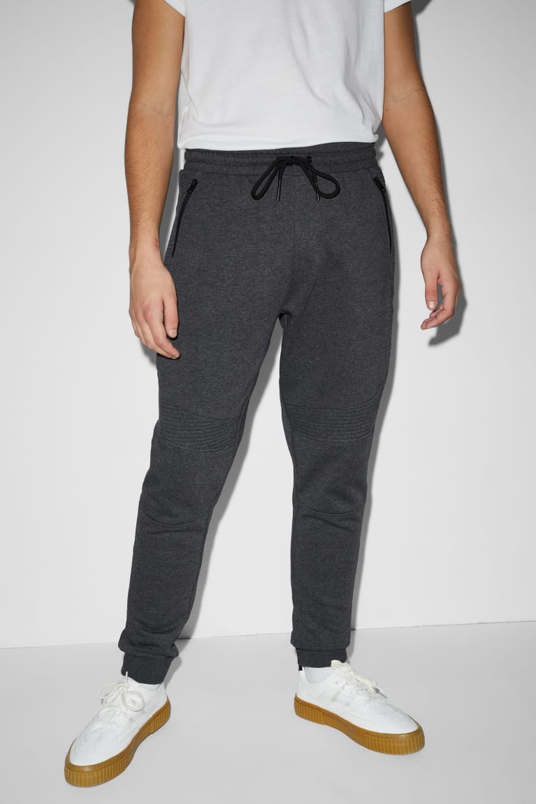  Grise Foncé Pantalons C&A Joggers - france QUI-4681557