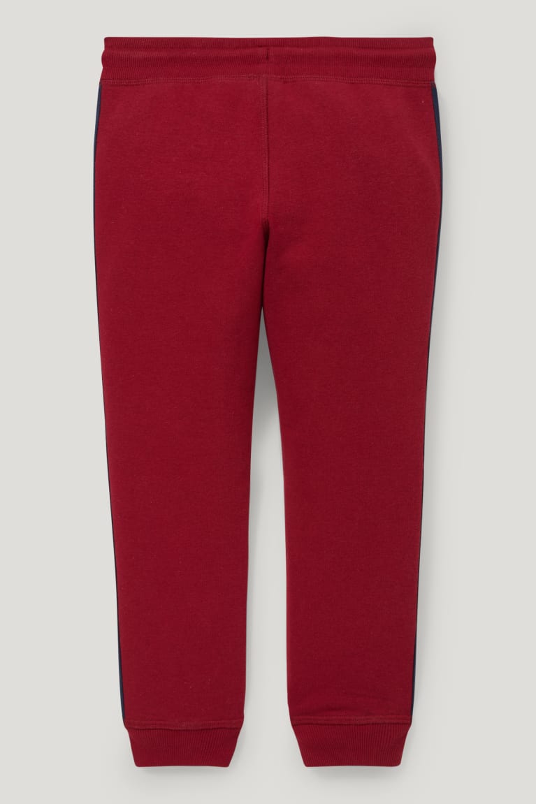  Rouge Foncé Pantalons C&A Joggers - france XUU-7451076