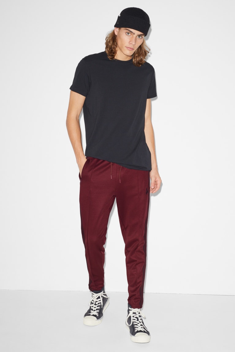  Rouge Foncé Pantalons C&A Clockhouse Joggers - france YCG-2296986