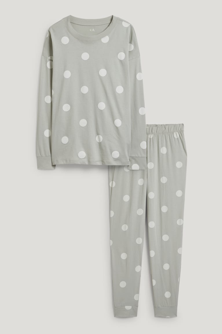  Menthe Vert Vêtement De Nuit C&A Pyjamas Polka Dot - france DRW-9201515