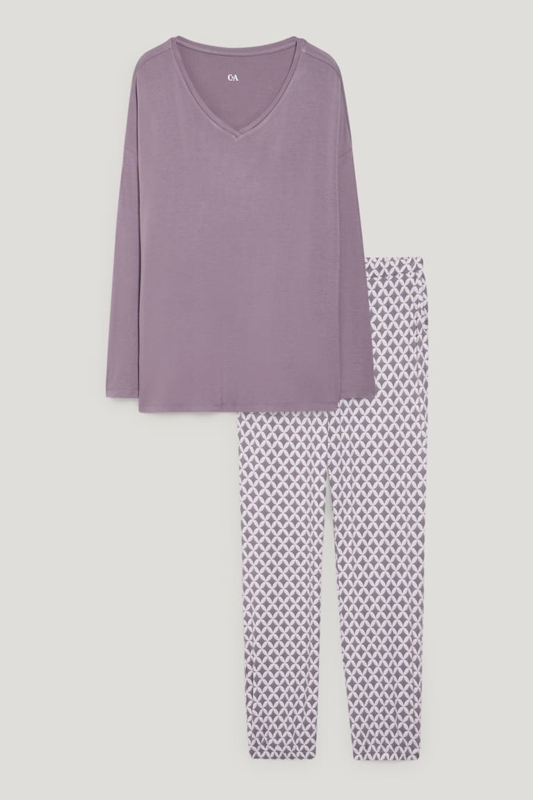  Violette Vêtement De Nuit C&A Pyjamas - france KQG-4557260