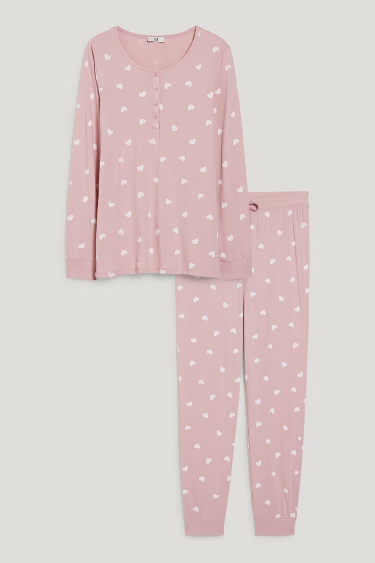  Rose Vêtement De Nuit C&A Pyjamas Patterned - france BNS-9101470