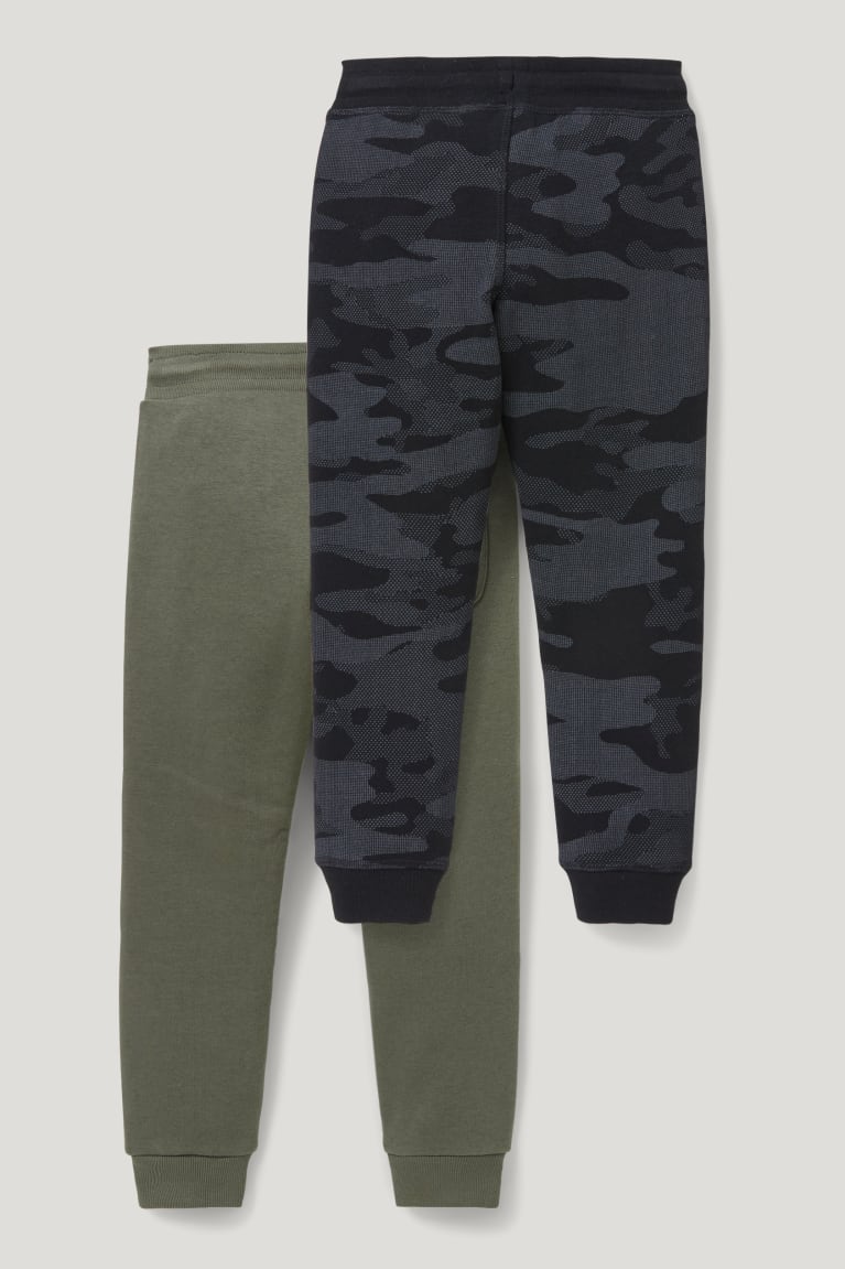  Vert Pantalons C&A Multipack Of 2 Joggers - france BUL-5258883