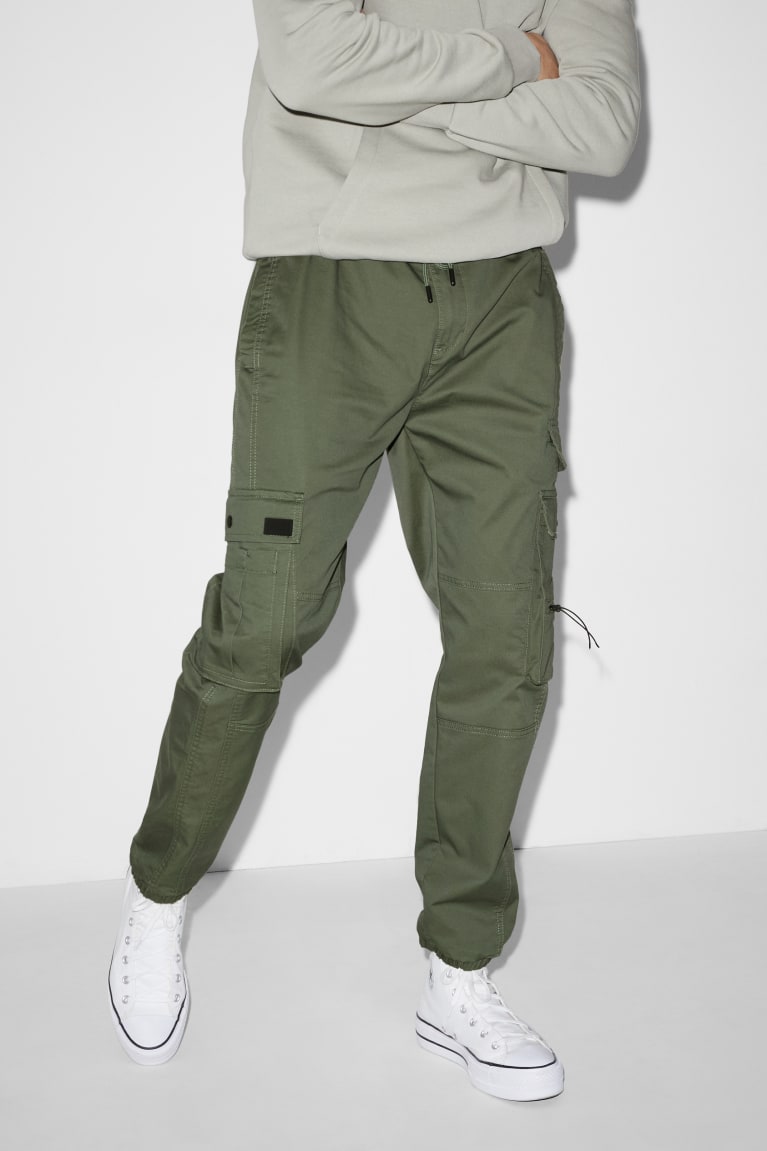  Vert Pantalons C&A Cargo Slim Fit - france RUH-6862253