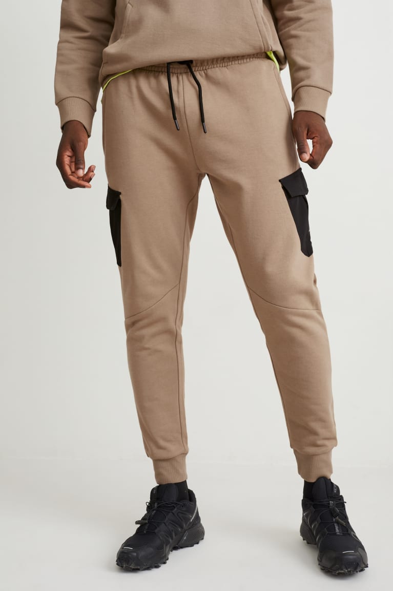  Grise Marron Pantalons C&A Joggers - france FCA-9895016