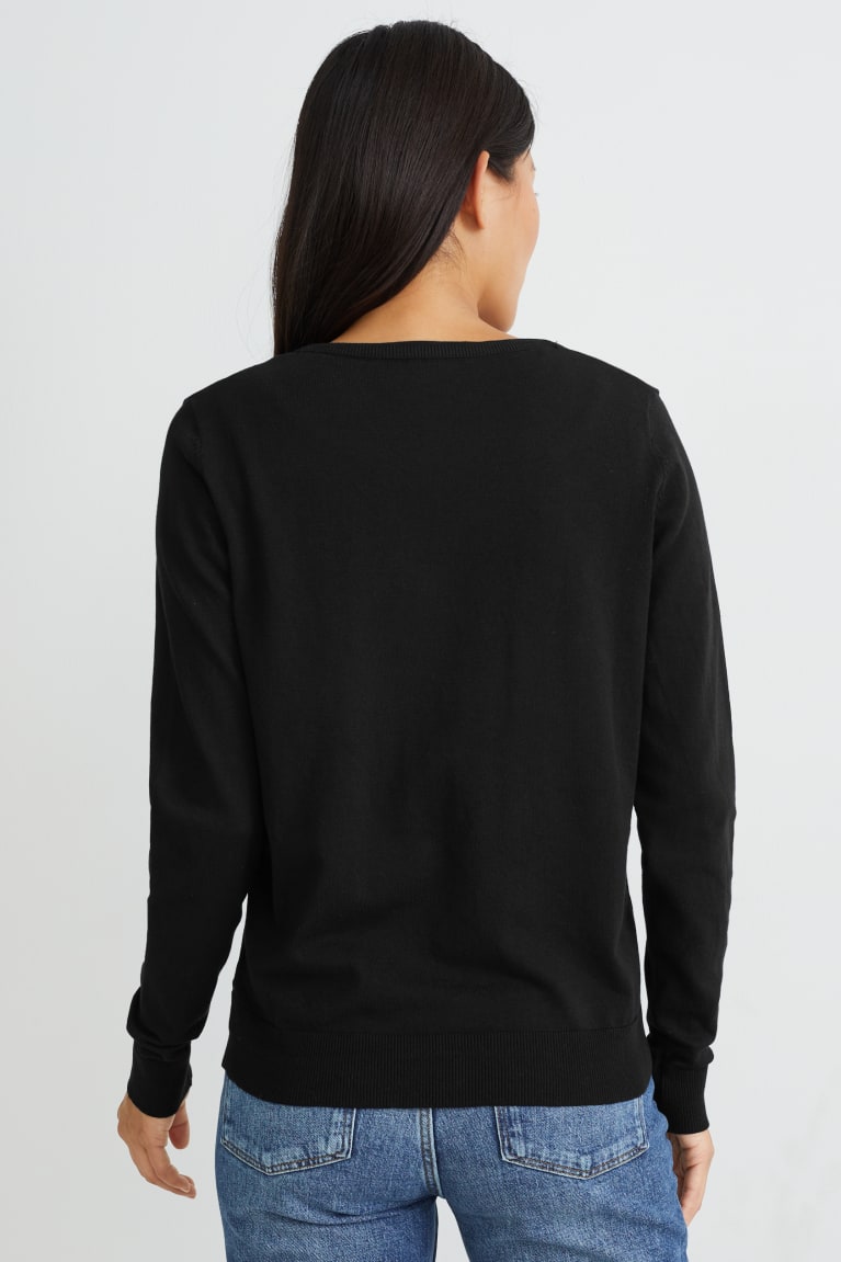  Noir Cardigan C&A Basic - france FRJ-0333451