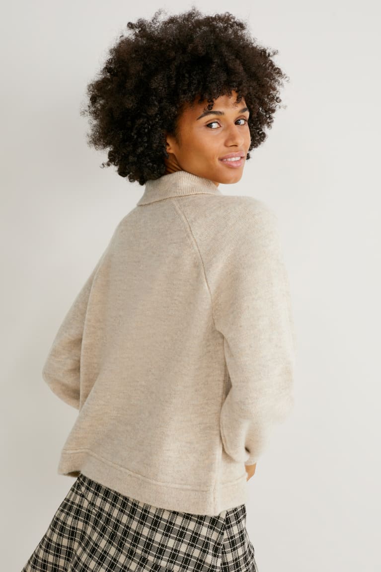  Beige Cardigan C&A Recycled - france PEY-8949586