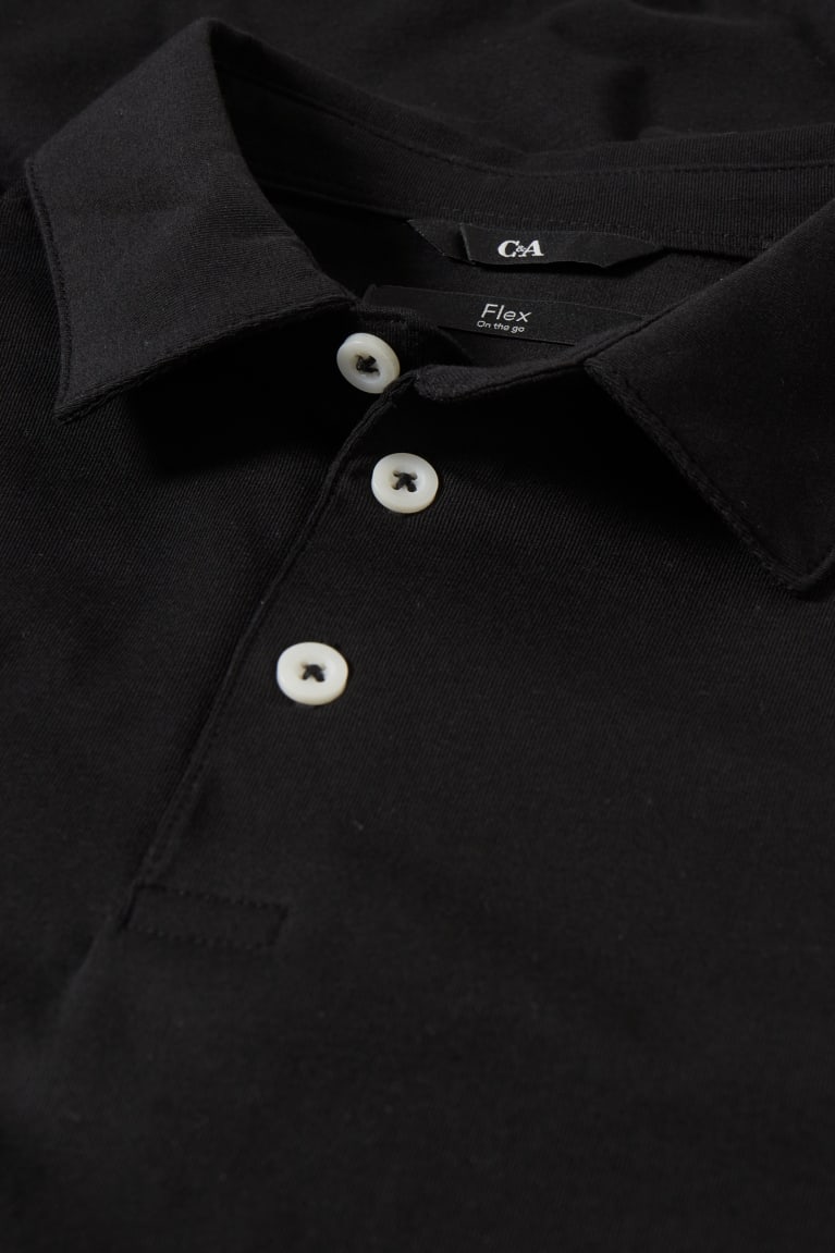  Noir Chemises C&A Polo - france ZOP-8396274