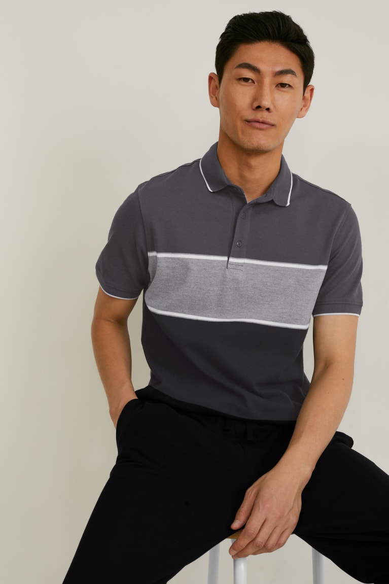  Noir Chemises C&A Polo - france PKS-3351737