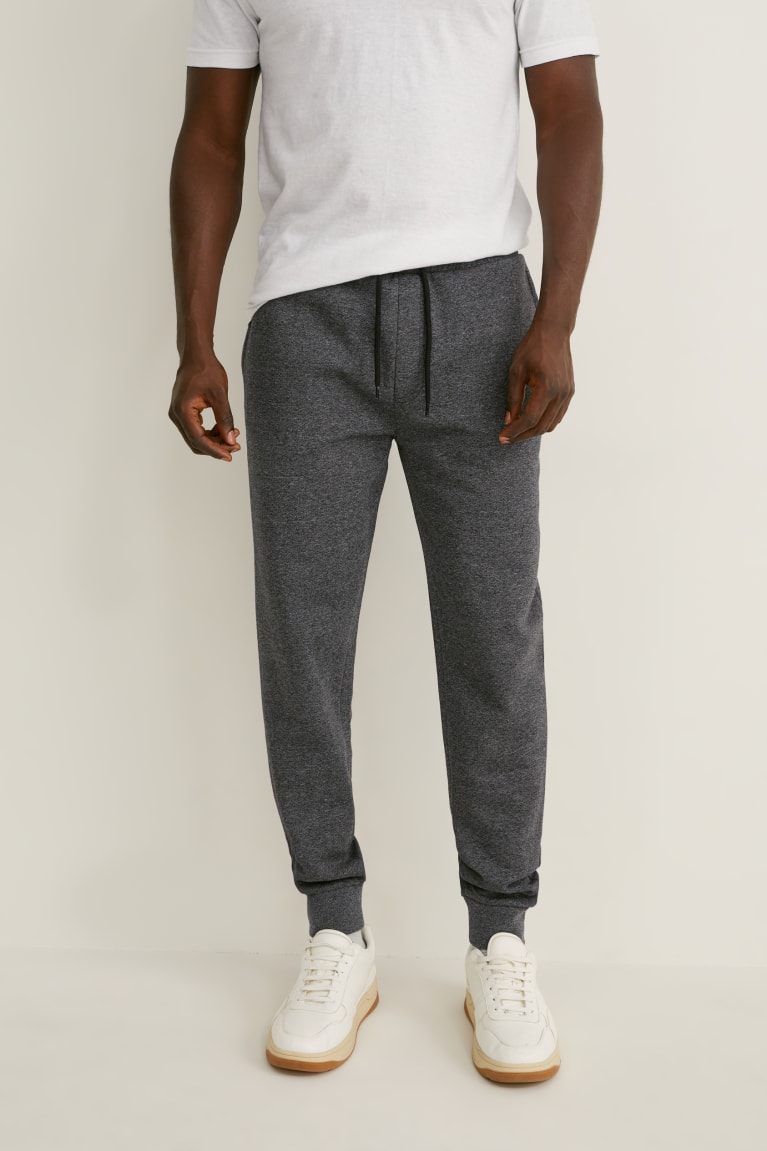  Grise Pantalons C&A Joggers Organic Coton - france PPB-8455855