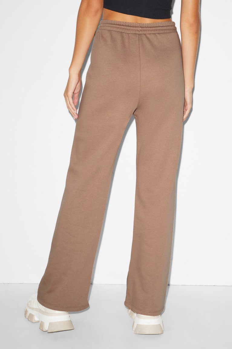  Marron Clair Pantalons C&A Clockhouse Sweat Palazzo - france HHG-3841669