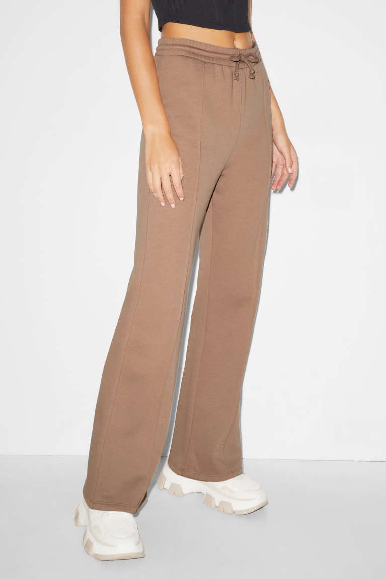  Marron Clair Pantalons C&A Clockhouse Sweat Palazzo - france HHG-3841669