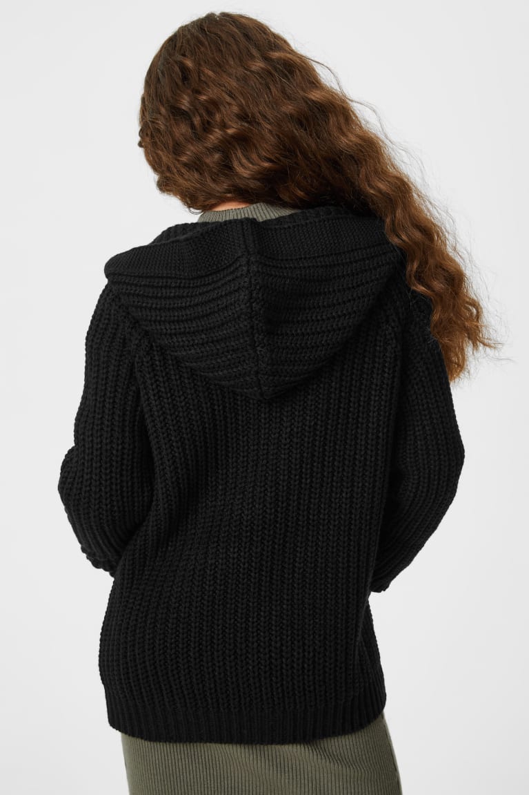  Noir Cardigan C&A - france CHW-9068581