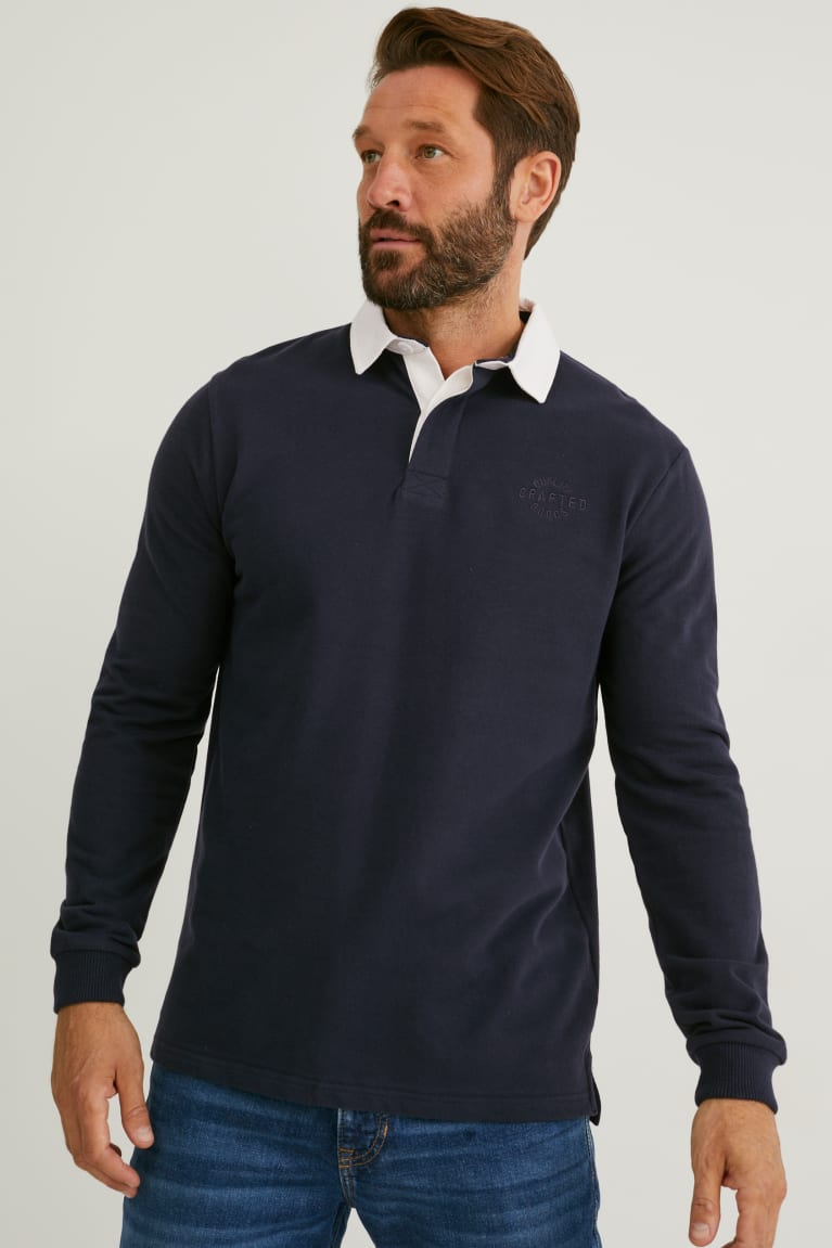  Bleu Foncé Chemises C&A Polo - france KJQ-0794164