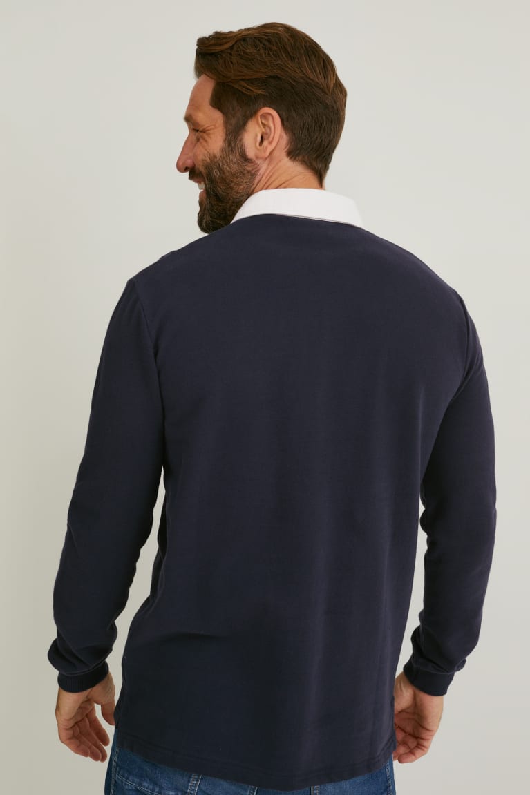  Bleu Foncé Chemises C&A Polo - france KJQ-0794164