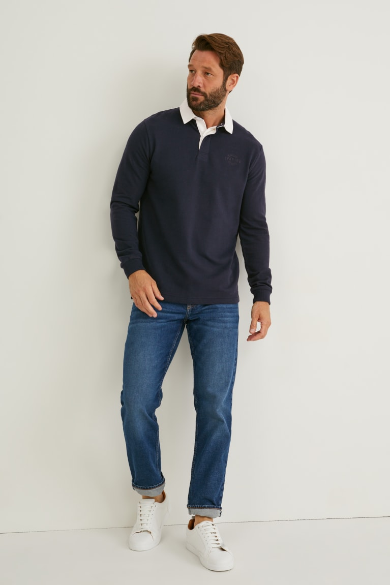  Bleu Foncé Chemises C&A Polo - france KJQ-0794164