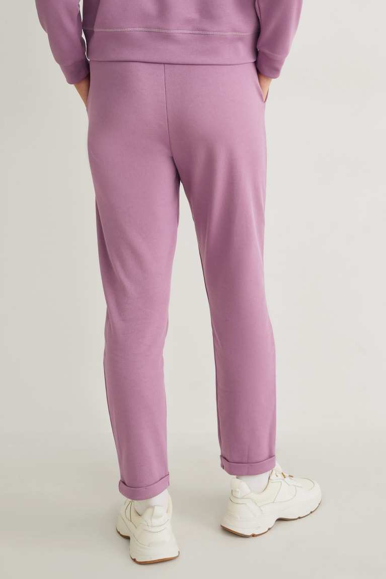  Violette Pantalons C&A Jersey Mince Fit - france ARZ-8676206