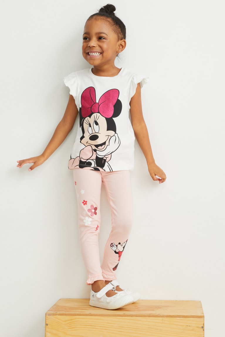  Rose Pantalons C&A Multipack Of 2 Minnie Mouse Leggings - france SFQ-3738917