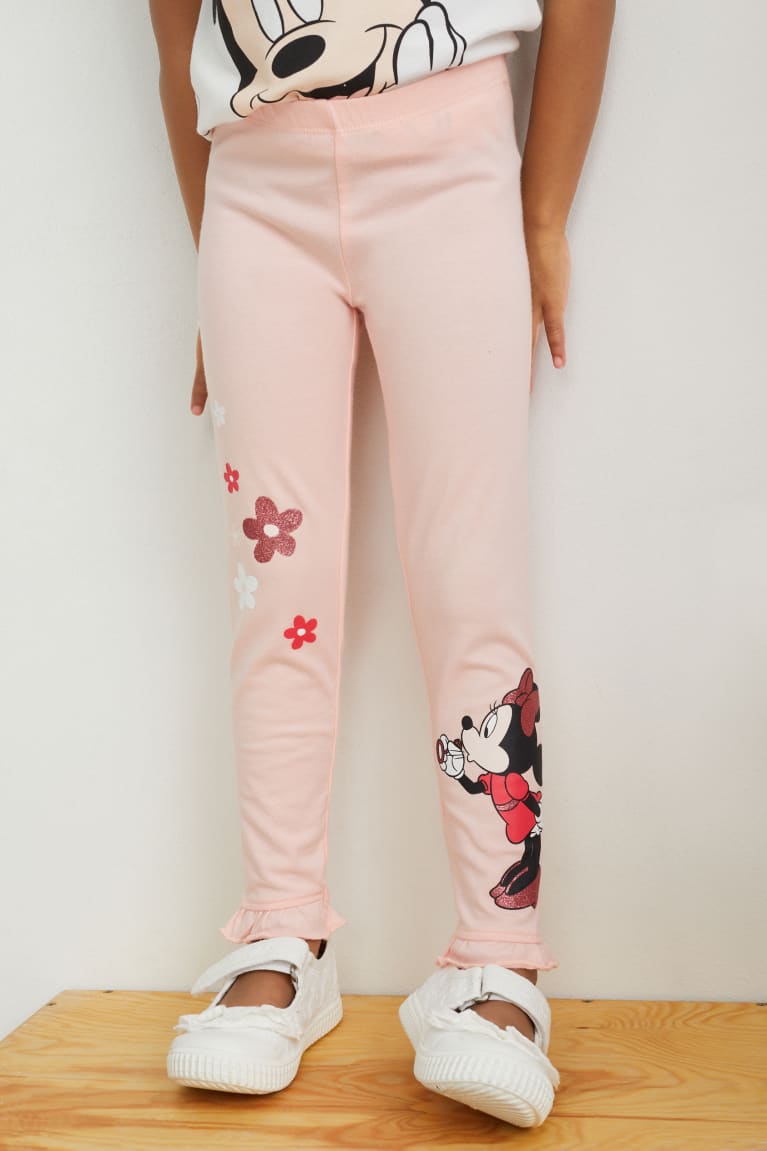  Rose Pantalons C&A Multipack Of 2 Minnie Mouse Leggings - france SFQ-3738917