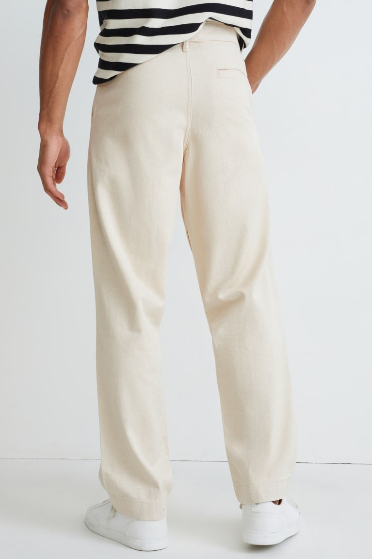  Creme Pantalons C&A Chinos Relaxed Fit Cradle To Cradle Certified Gold - france CSW-5293427