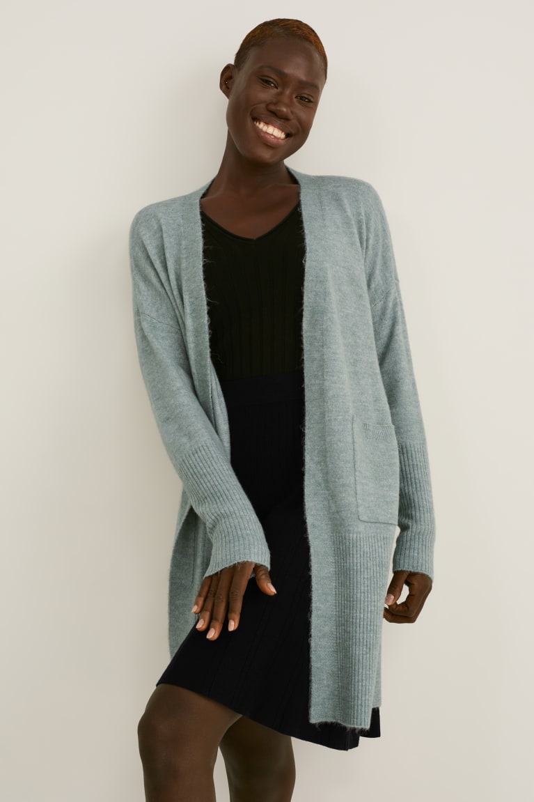  Menthe Vert Cardigan C&A Recycled - france QGQ-8984958