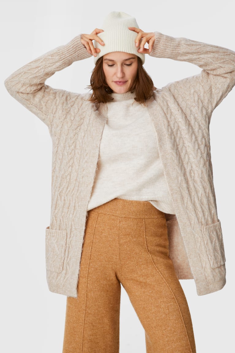  Beige Cardigan C&A Recycled - france TMY-2356571