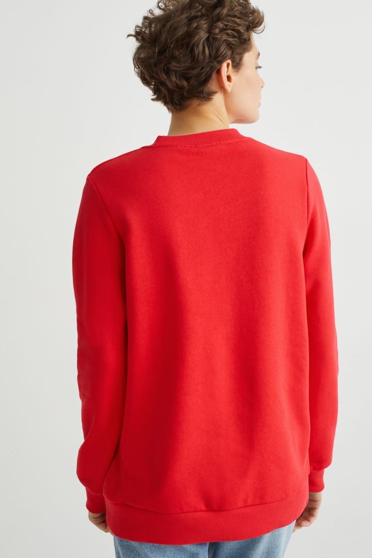  Rouge Sweat à Capuche C&A Long Sleeve - france OEU-6226518