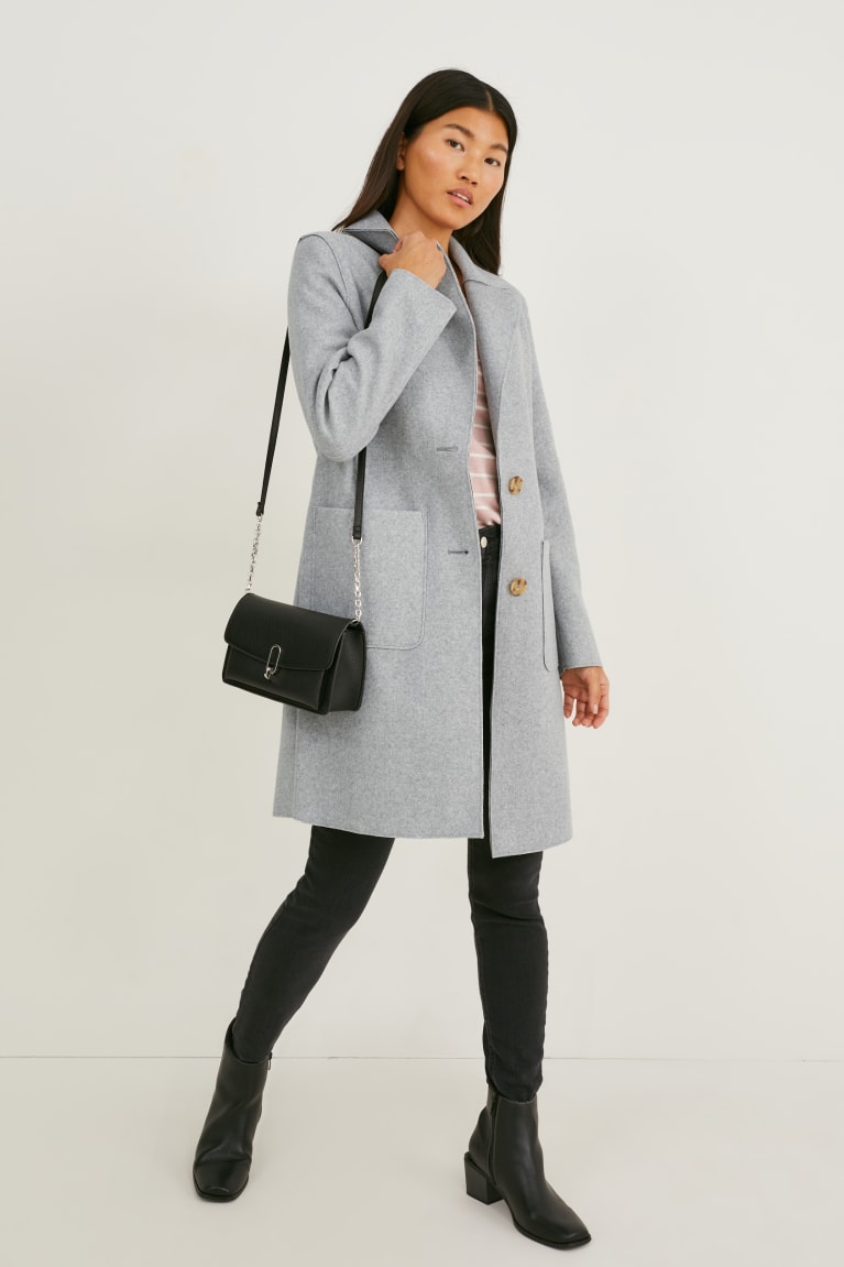  Grise Clair Manteaux C&A Coat - france SWB-3431464